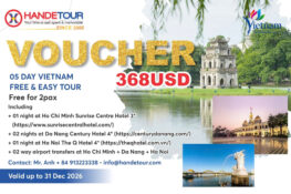 A Voucher is sponsored by Handetour in Washington DC – USA